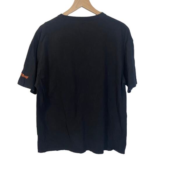 Betty Boop Graphic T-Shirt Biker Tee Flames Retro Black Motorcycle Print Sz XL - Picture 8 of 8